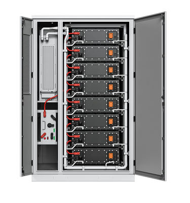 کابینت خنک مایع 372KWh ولتاژ بالا LiFePo4 Battey سیستم ذخیره سازی Modbus TCP IP67 حفاظت