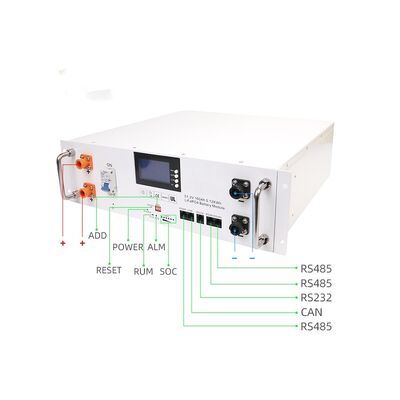 کیفیت یونفان فابریک مستقیم YF51100LP-HES-CT 5.12kWh رک ماونت باتری لیتیوم 51.2V 100Ah 6000 چرخه سازگار با اکثر اینورترهای خورشیدی OEM ODM کارخانه