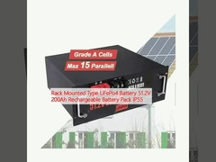 نوع LiFePo4 باطری 51.2V 200Ah باتری قابل شارژ IP55